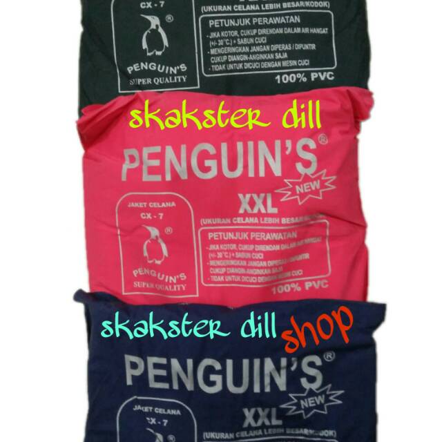 Jas hujan penguins cx7 jaket celana