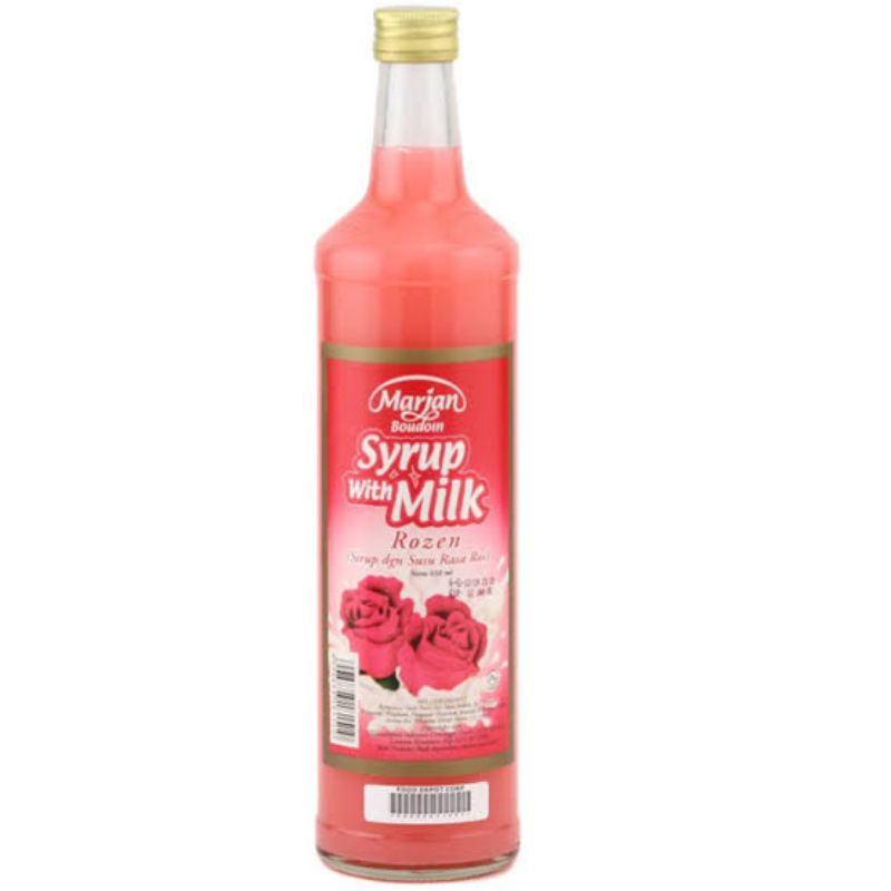 

Marjan Sirup 460 Mil milk Rose