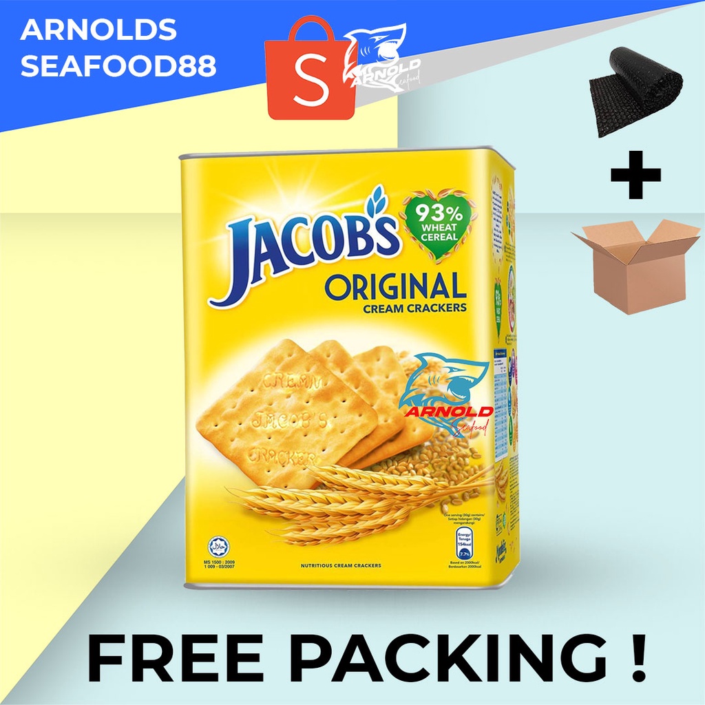 Jual Biskuit Jacob Original Jacobs Original Cream Biskuit Kaleng Shopee Indonesia