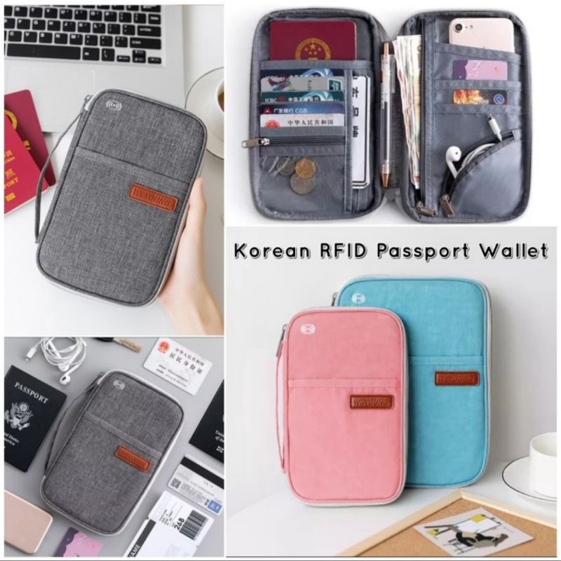 Korean RFID Passport Holder / RFID Passport Wallet