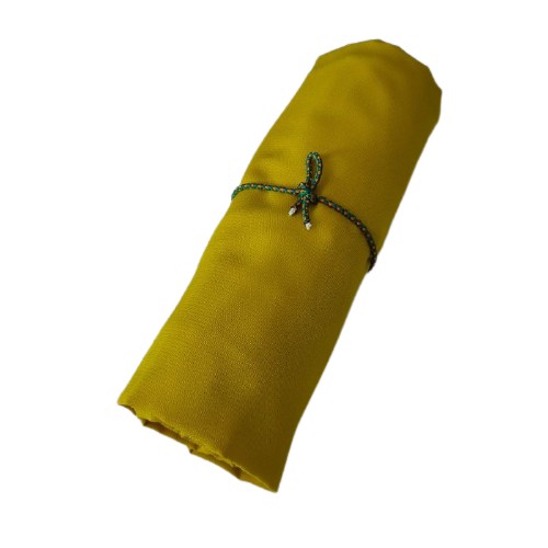 Jilbab khimar super Jumbo haji Wolfis premium-Lemon
