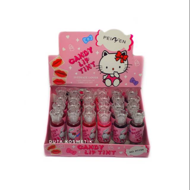 CANDY LIP TINT PEINFEN HELLO KITY (harga 6 pcs)