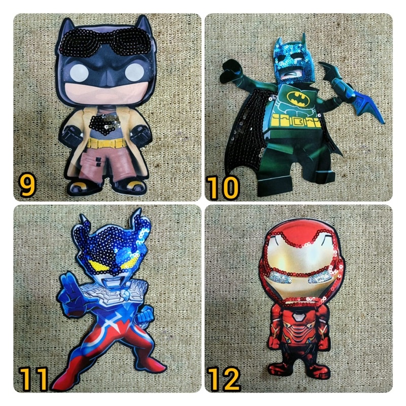 APLIKASI PATCH SUPERHERO TERBARU 20CM/ APLIKASI PATCH SUPERHERO/APLIKASI PATCH LOL SUPERHERO