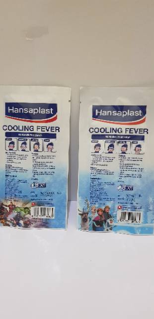 (TWIN PACK )HANSAPLAST KOMPRES DEMAM DISNAY FROZEN COOLING FEVER