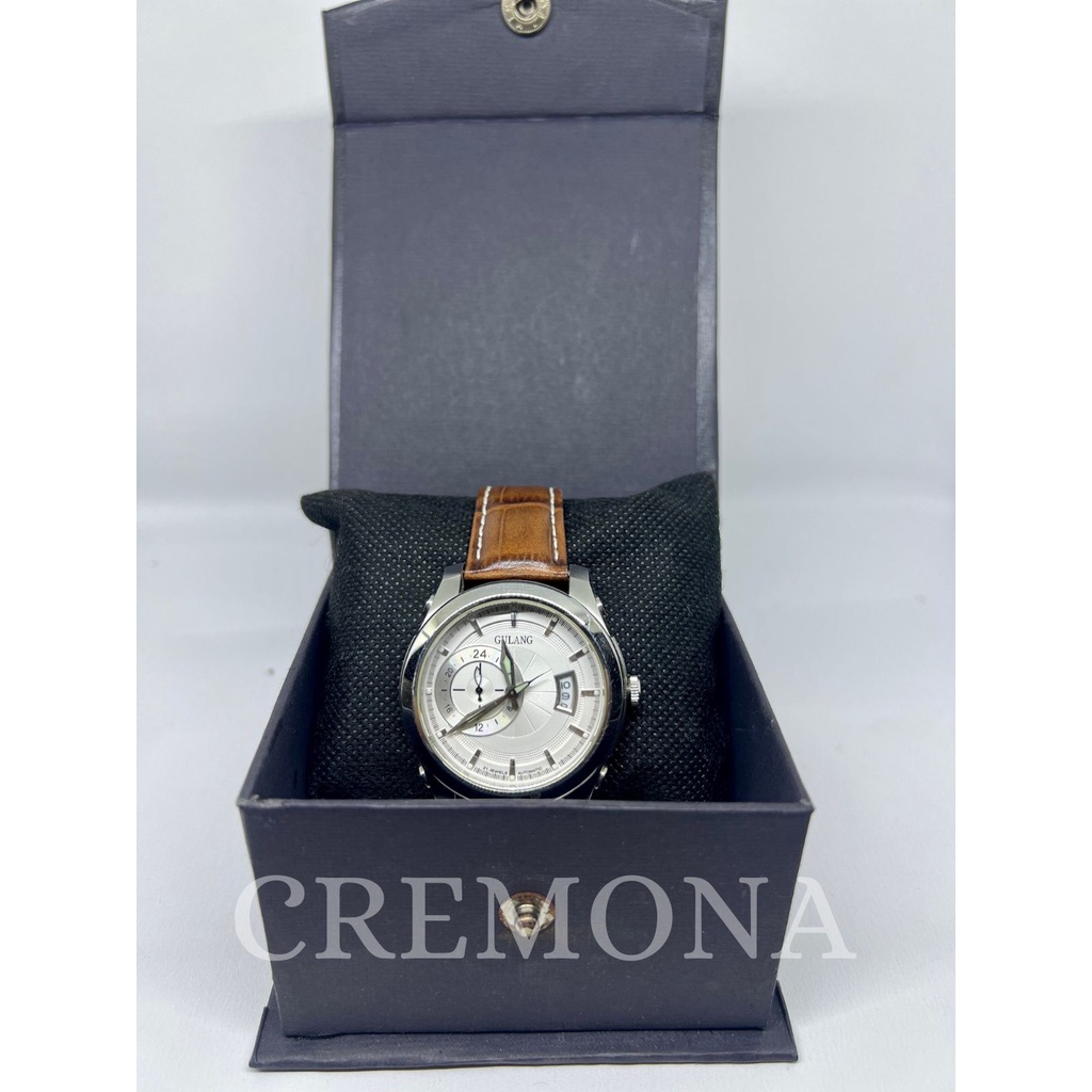 CREMONA Jam Tangan Cewek Analog Import Fashion Murah Model Permata Stainless Steel Tanggal Aktif