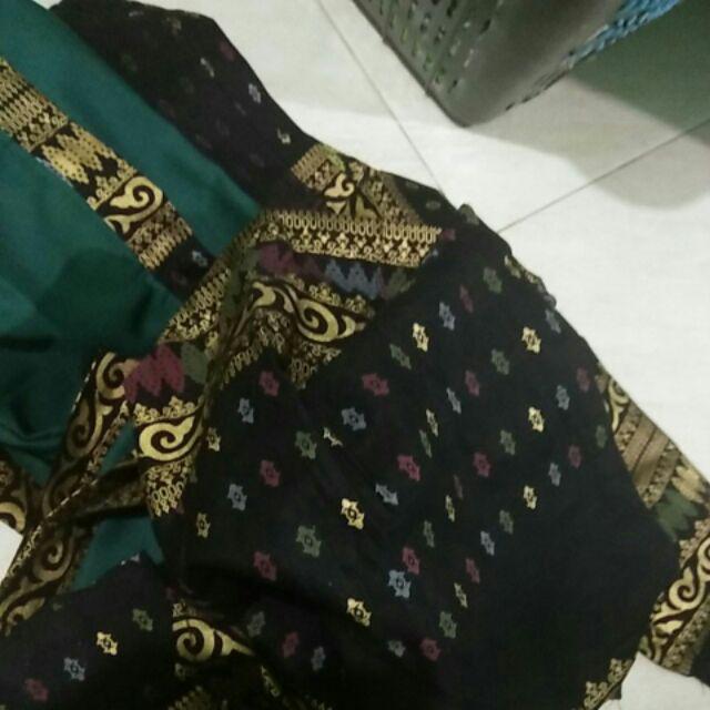 Best Seller] Couple Batik Span Pendek Anjani Silver Sarimbit Keluarga Batik Pekalongan Tanah Abang