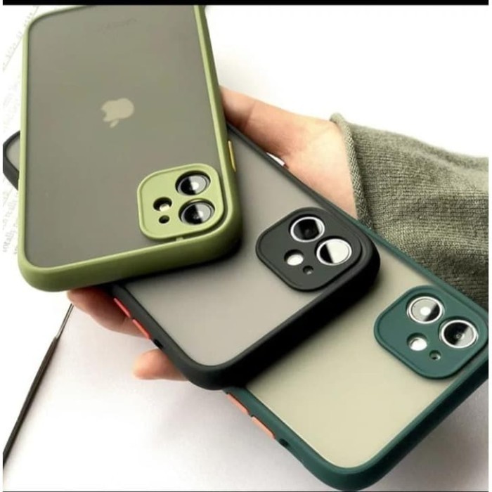 Soft Case Apple Iphone X / Iphone Xs Iphone XR Iphone Xs Max All Series My Choice Aero Color Button Matte Camera Frame