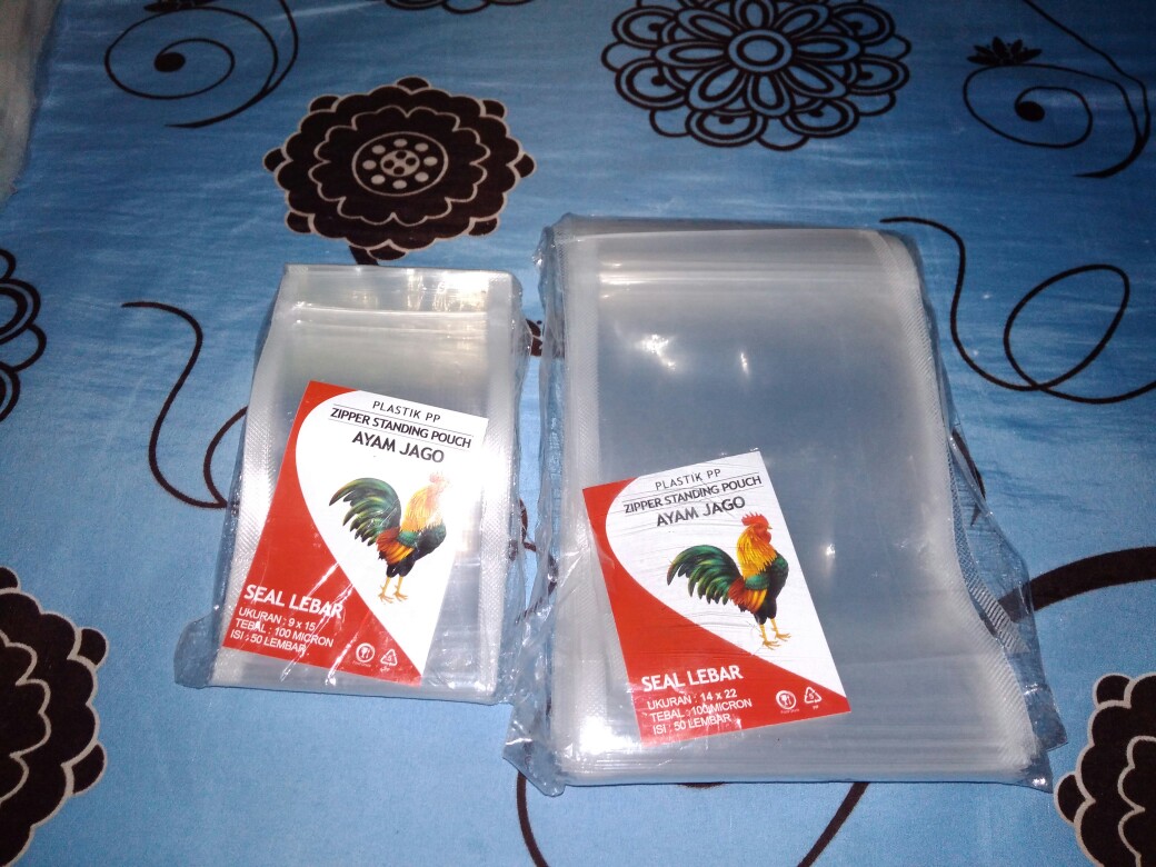 Standing Pouch 12x20 Double Seal Ziplock Per Pack