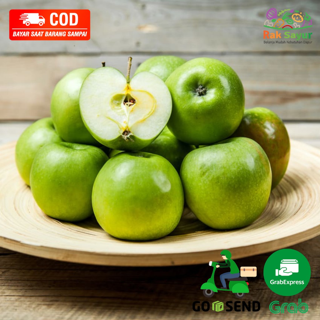 

Buah Apel Hijau Import Premium Segar 500gr Buah Segar Fresh Rak Sayur Padang