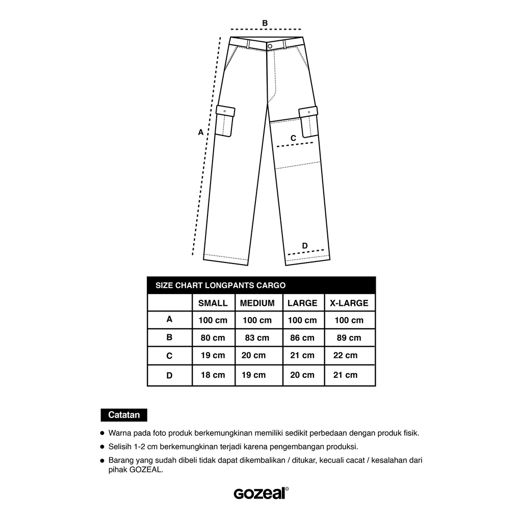 Gozeal | Cargo Pants | Mamba Two tone