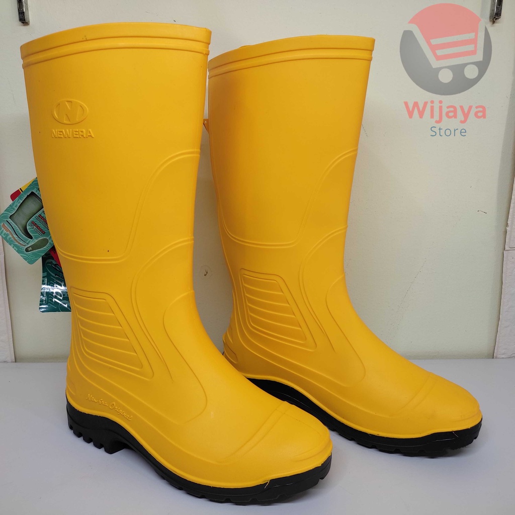 NE Boots Sepatu Boot New Era Kuning APD Konstruksi Proyek dan Perkebunan