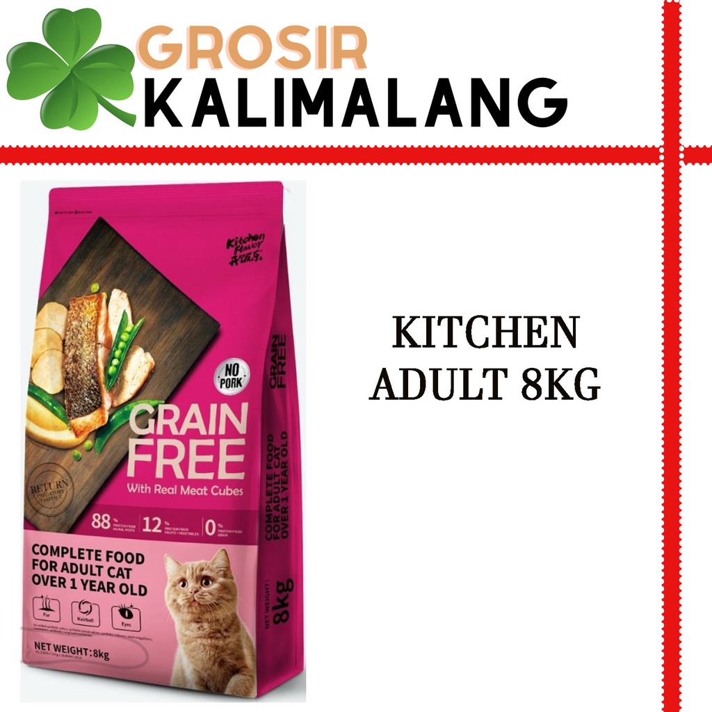 Kitchen Flavor Premium Cat Food For Adult 8kg (Ekspedisi)