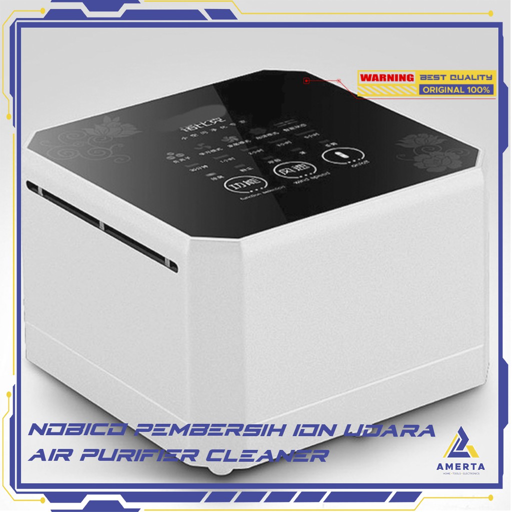 Air Purifier Cleaner Pembersih Ion Udara Pembersih Polusi Udara Asap Pembakaran Bau Tak Sedap