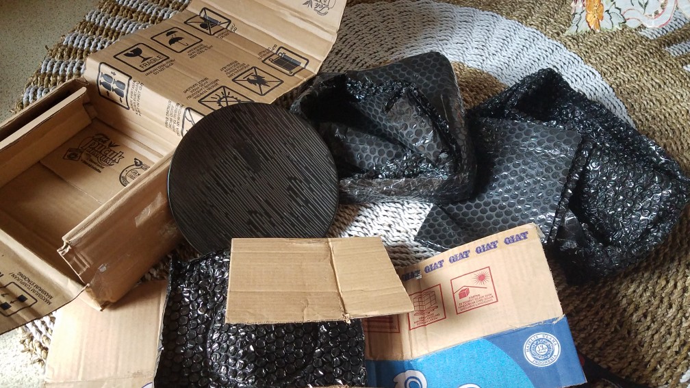 Piring Salad Decor Black Sweet 21-24 / Piring Keramik / Piring Hias