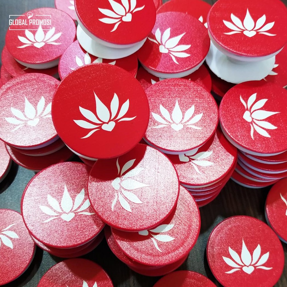 Pop Socket Custom Print UV PopSocket Satuan bs Kpop BT21 BTS Karakter Design Bebas Full Warna