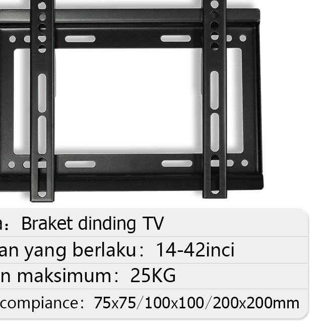 ♔ Bracket TV Dudukan LCD LED TV Yang Dapat Disesuaikan[14 inch-42 inch] ✭