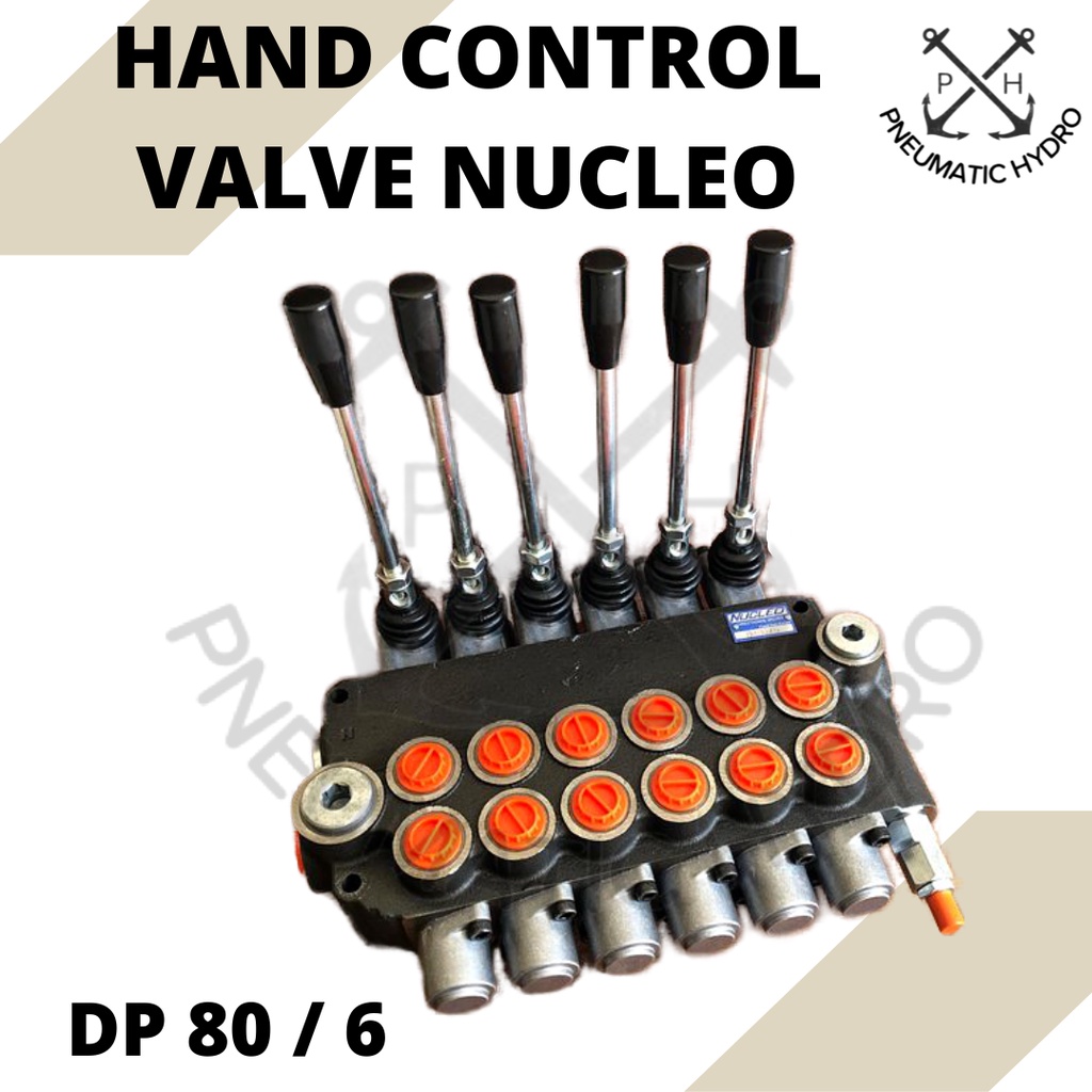 HAND CONTROL VALVE HYDRAULIC DP80/6 DP 80 / 6 NUCLEO