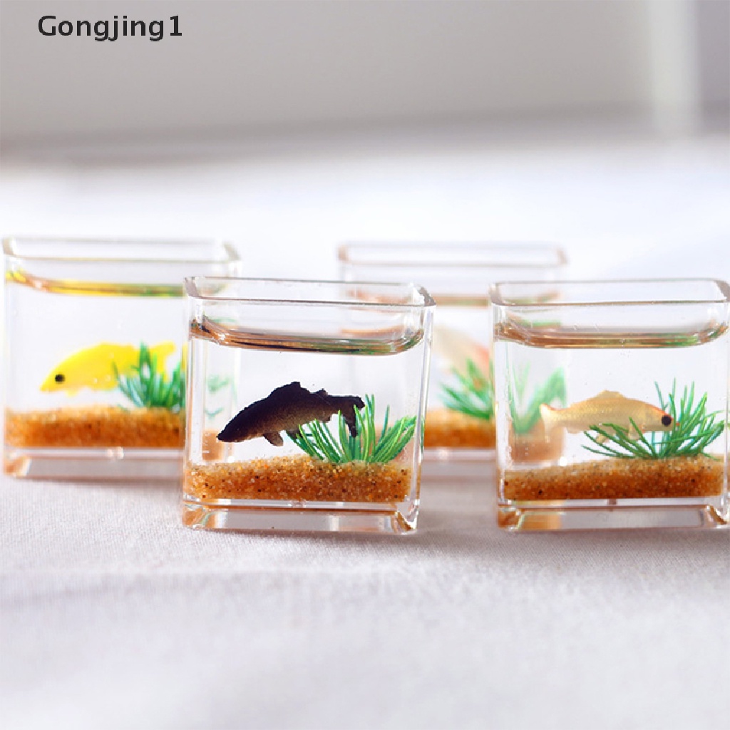 Gongjing1 Miniatur Akuarium Ikan Untuk Dekorasi Rumah Boneka