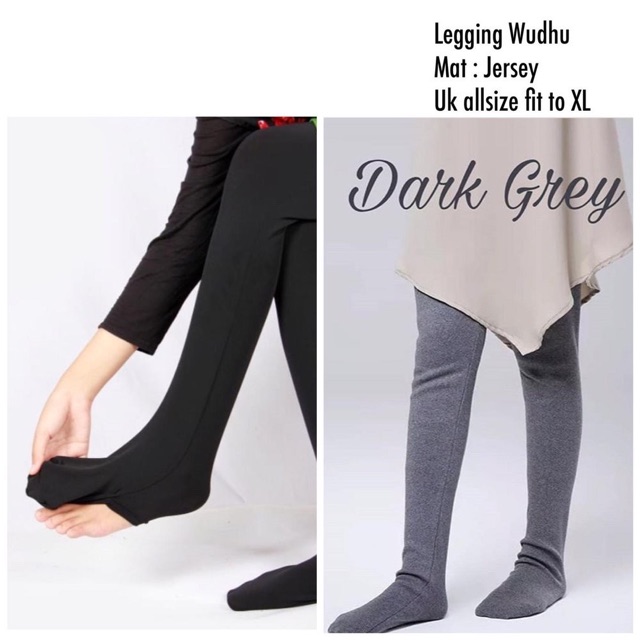 Legging Wudhu Dewasa Standar &amp; Jumbo TERMURAH