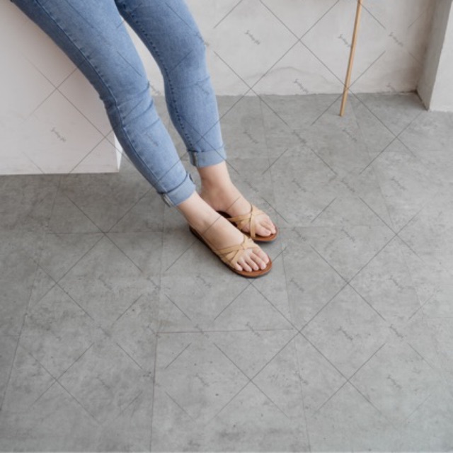 Ribbon oat sandal wanita sandal lucu sandal ootd sandal Ribbon oat sandal wanita sandal lucu sandal ootd sandal