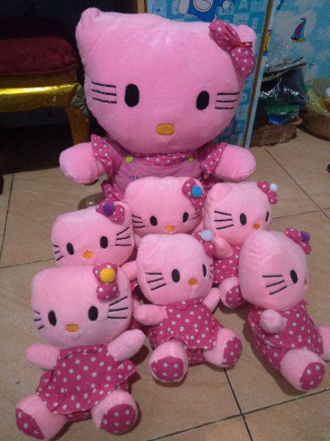 Boneka hello kitty beranak 6