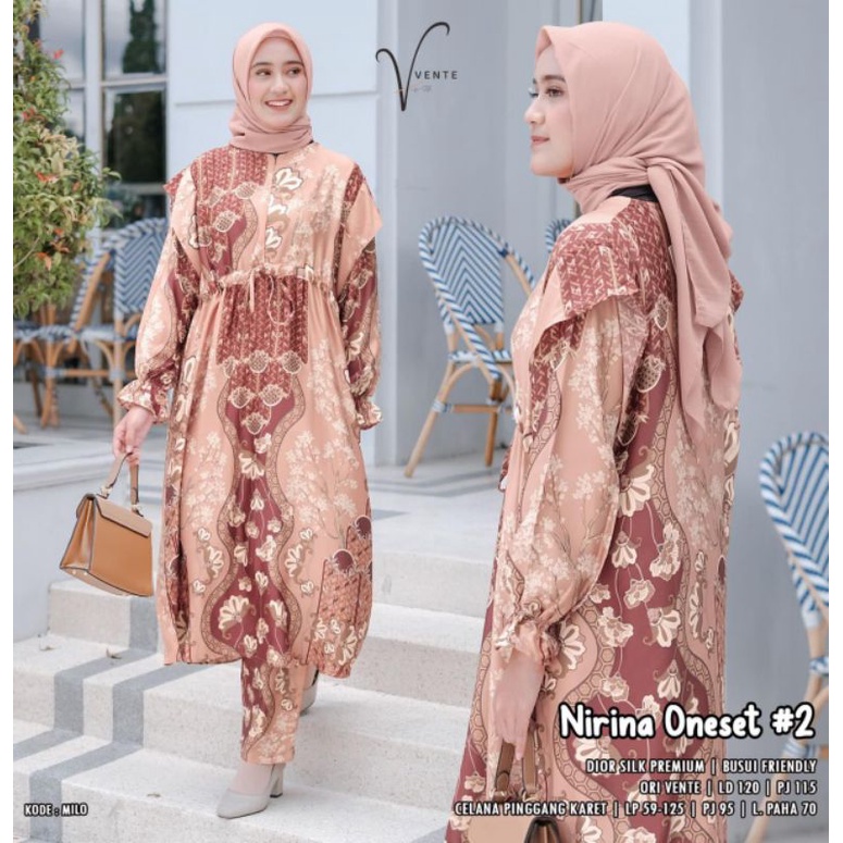 (NEW)SETELAN WANITA OOTD//NIRINA ONE SET#2 BY VENTE