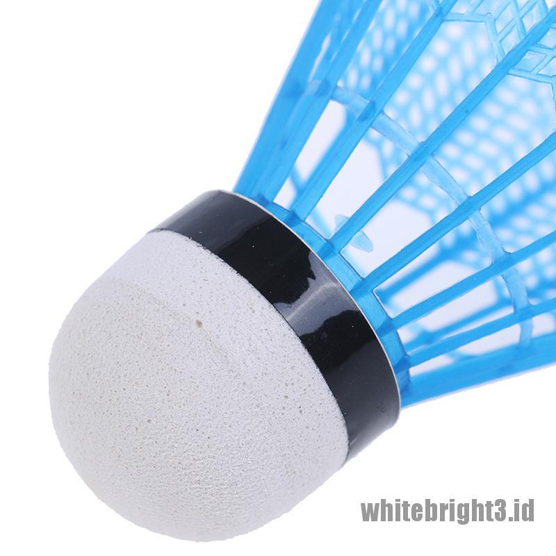 12pcs Kok Badminton Bahan Plastik Warna-Warni Untuk Latihan