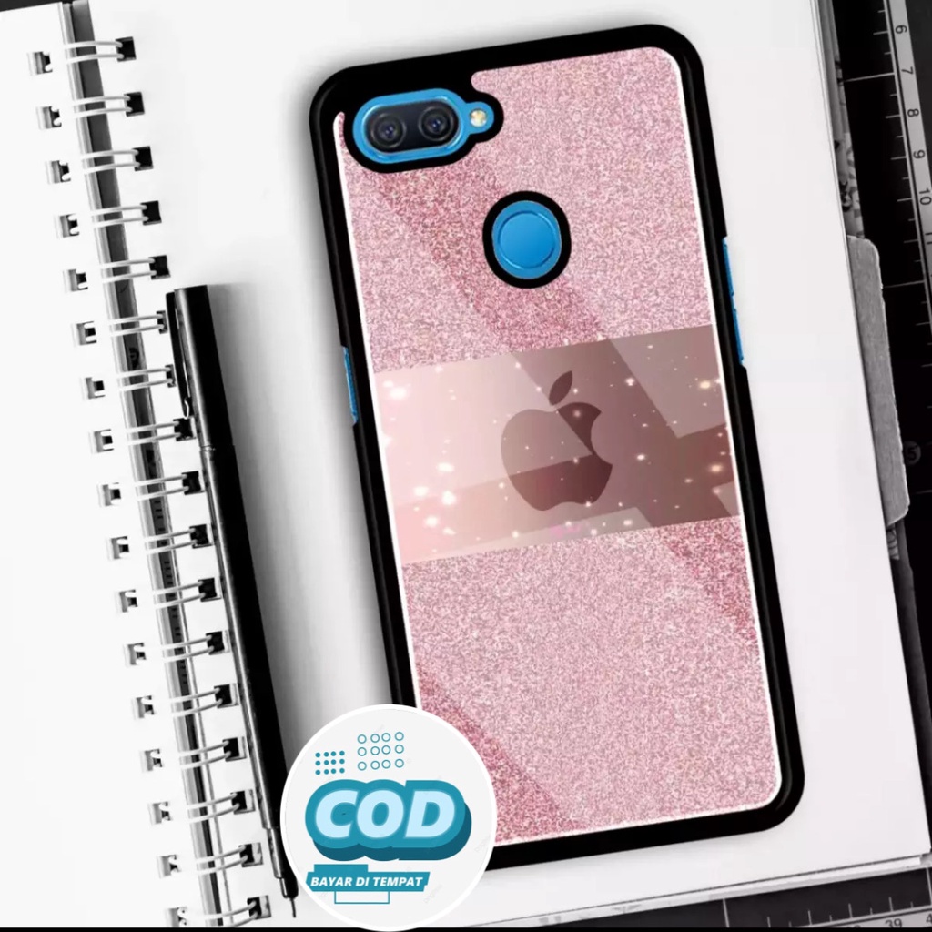 ACASTO Case Oppo A3s/ A5s/ A7/ A12/ A11k motif apple brand art semua tipe HP