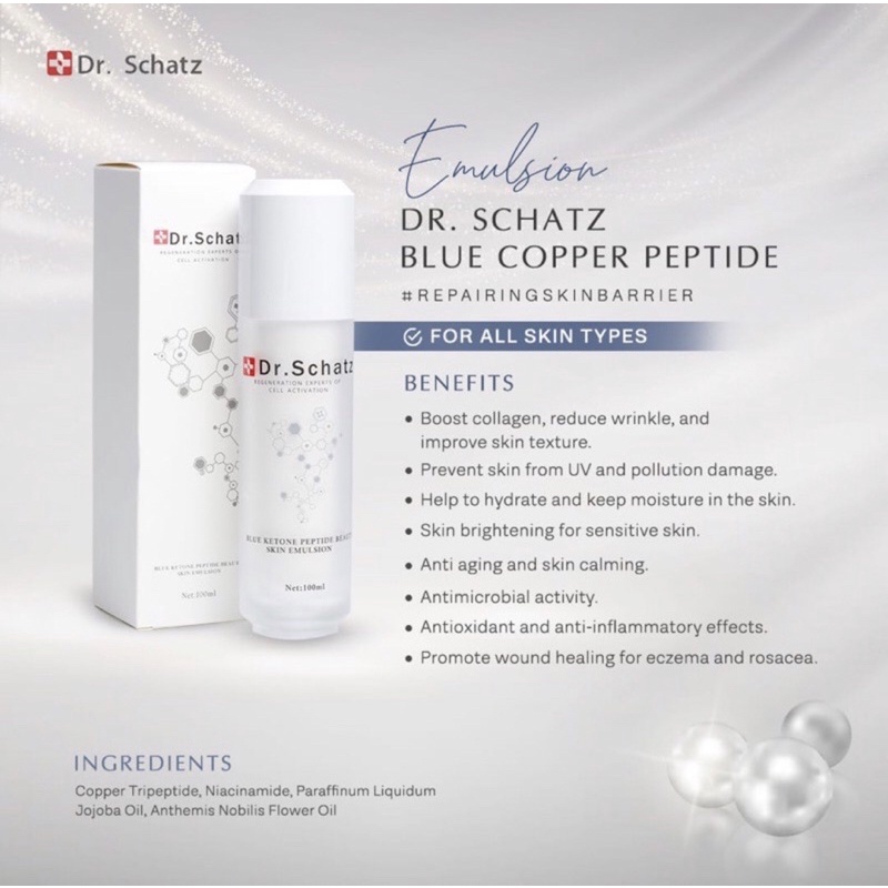 Dr Schatz EMULSION - blue copper peptide