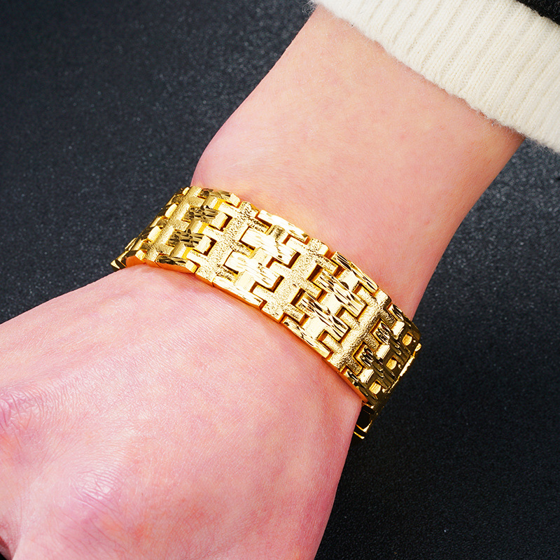 Gelang Rantai Emas 24K Untuk Aksesoris Pria