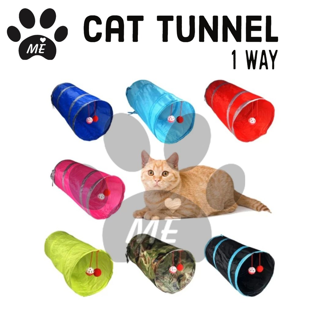 Mainan Kucing &quot;CAT TUNNEL 1 WAY&quot; Terowongan Portable Cat Toys