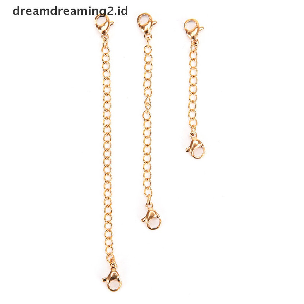 (LIKE) Rantai Extension Tail Links Untuk Membuat Perhiasan Kalung / Gelang / Anting