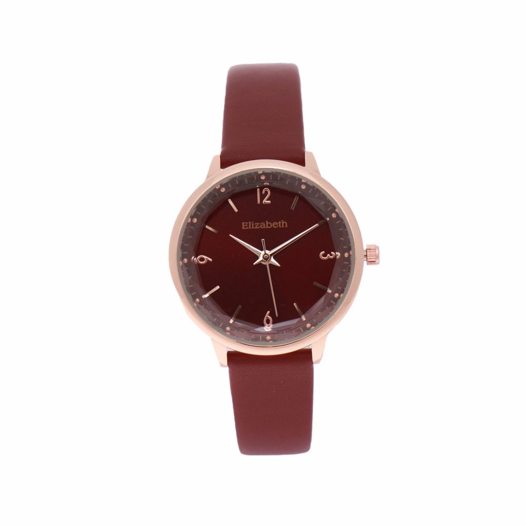 Jam Tangan Elizabeth – Opalina-Brickred