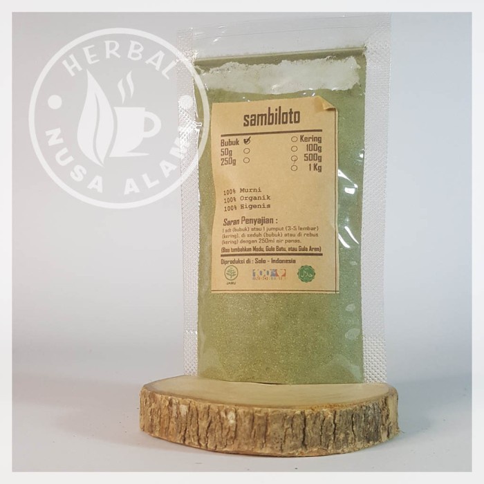 

SAMBILOTO / SAMBIROTO BUBUK | MURNI | Andrographis Paniculata 100g