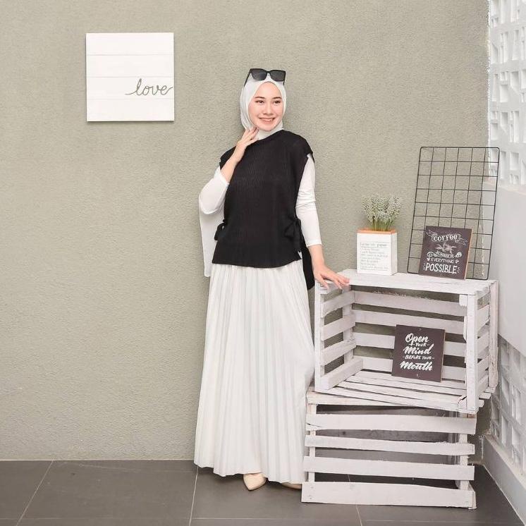 ♥ vest rajut tali | rompi rajut tali | rompi rajut | vest |rajut ✮