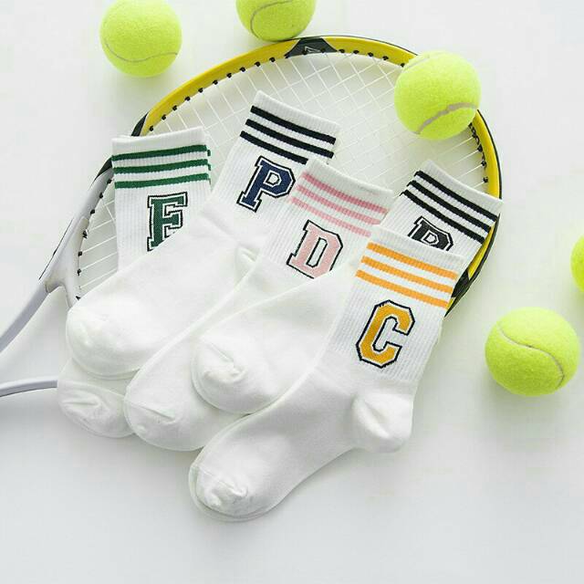 

Old School Socks Letter