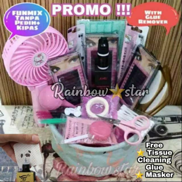 Paket Eyelash Extension / Paket Hemat &amp; Lengkap Eyelash Extension