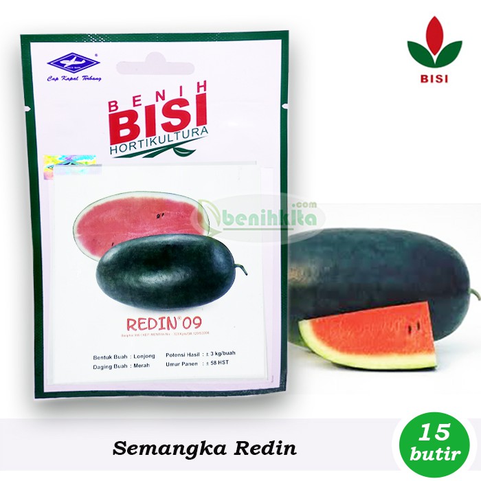 Benih-Bibit Semangka Inul Redin 09 F1 (BISI)