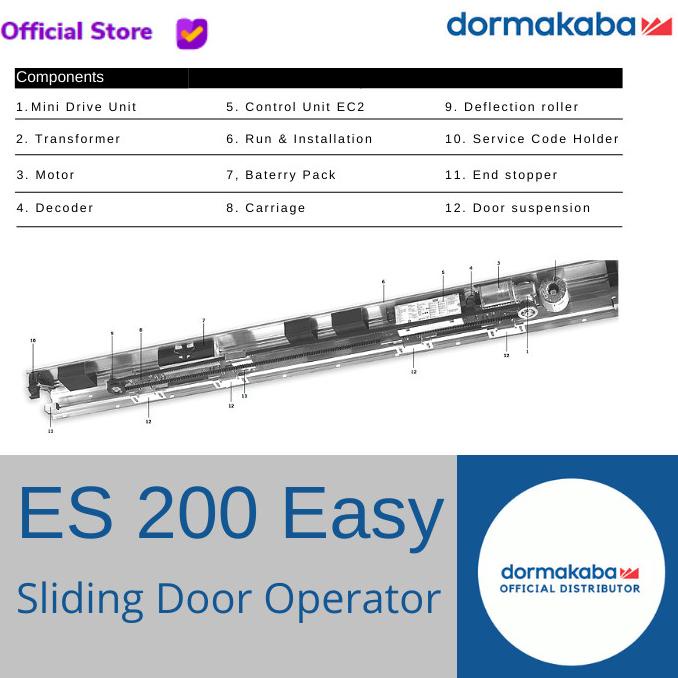 Dorma Es200 Easy Sliding Door Dormakaba Automatic Operator