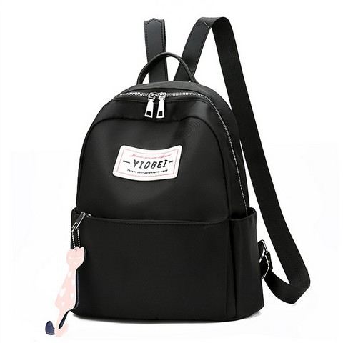 K8513 - Black/Red - TAS RANSEL YIQBEI FASHION BACKPACK WANITA MODIS IMPORT BATAM TERMURAH KPC8513