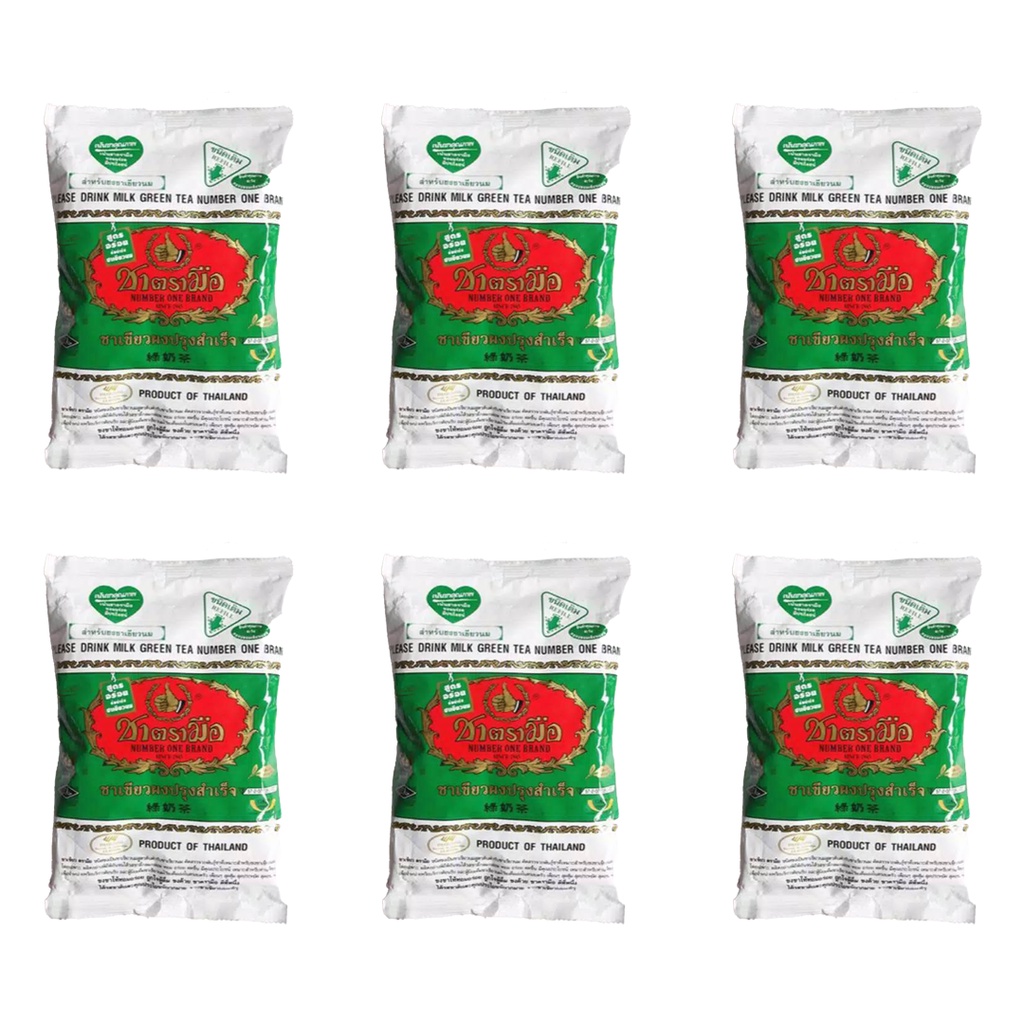 

JOJU PAKET 1 kg ONGKIR THAI GREENTEA CHATRAMUE 6pcs