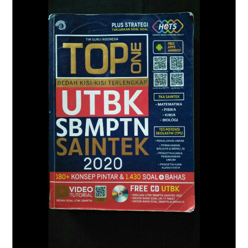 PRELOVED TOP ONE UTBK SBMPTN SAINTEK 2020