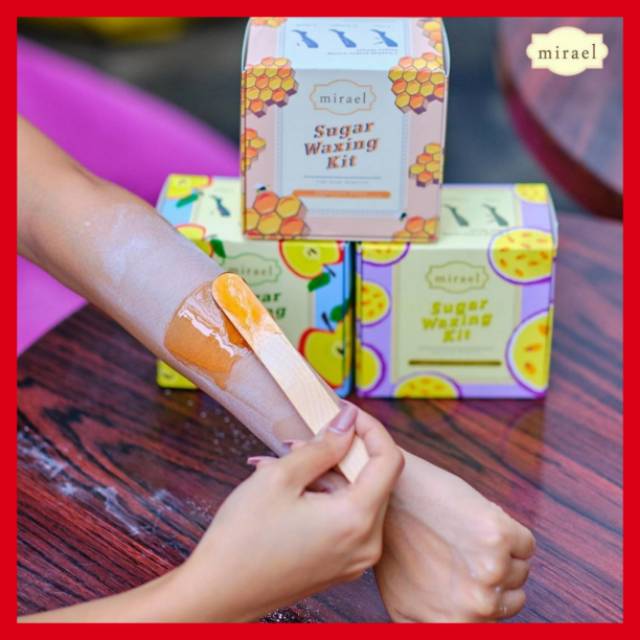 MIRAEL Sugar Waxing Kit Sugar Wax Hair Removal Penghilang