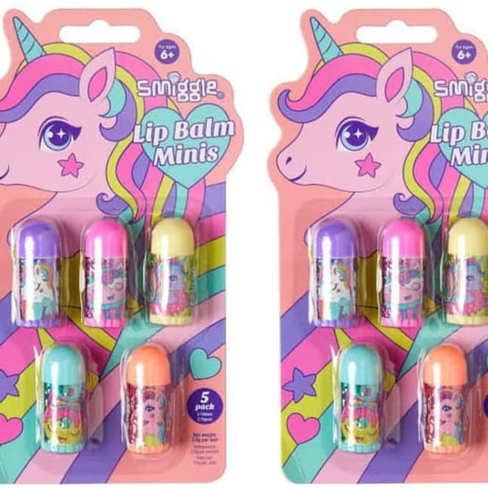  Smiggle  Unicorn  Lip Balms Pack of 5 Lipbalm Lip Balm hg 