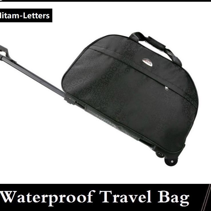 ZDWF Tas Travel Besar Traveling Bag Pria Tas Troli Wanita Dewasa Tas Koper Duffel Waterproof Luggage