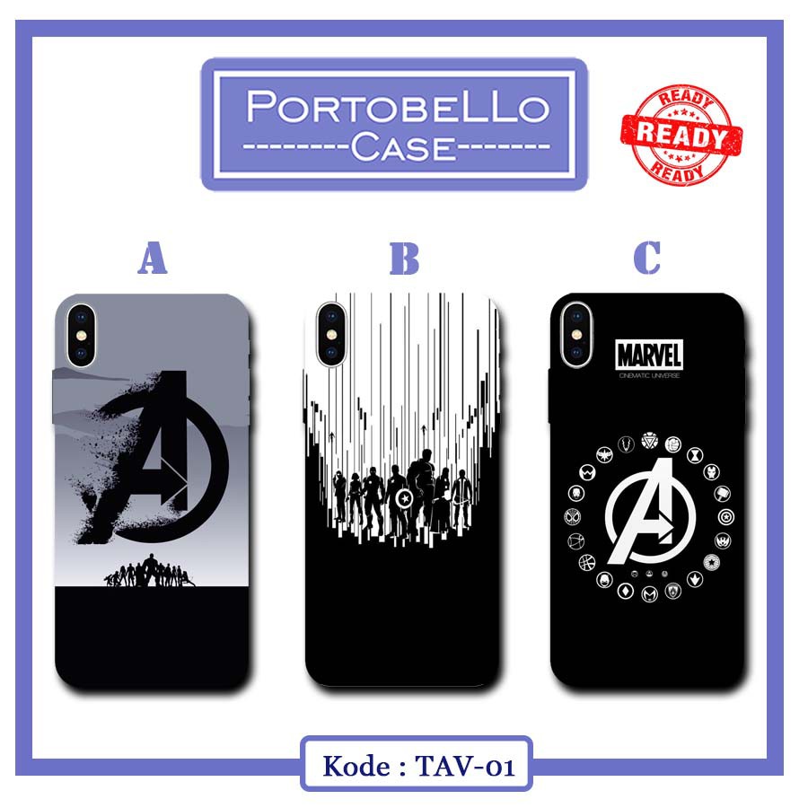 [SILIKON]Avengers Logo Marvel Case Series OPPO VIVO XIAOMI SAMSUNG