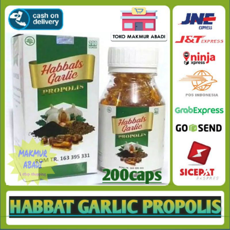 Habbatussauda Garlic Plus Propolis 200 Kapsul (Ampuh Atasi Kolestrol, Diabet)