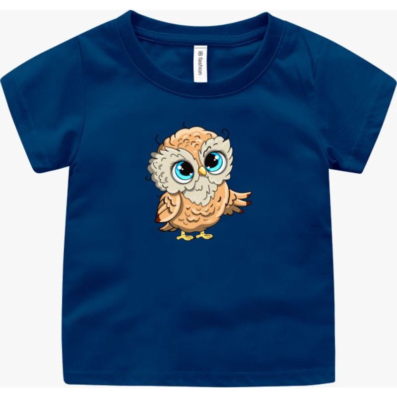 Baju Kaos Anak Laki Dan Perempuan Murah Sablon Digital Motif Owl Cute Umur 1 2 3 4 5 6 7 8 9 Tahun Uxlo Fashion