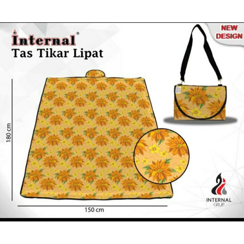 Original Karpet PVC Internal 180 x 150 - MIDORI karpet lipat piknik camping