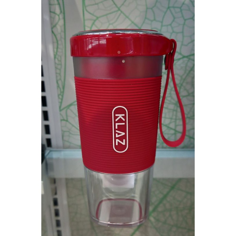 Klaz Portable Blender Pelumat Merah Rechargeable